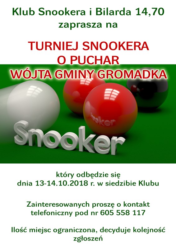 turniej snookera