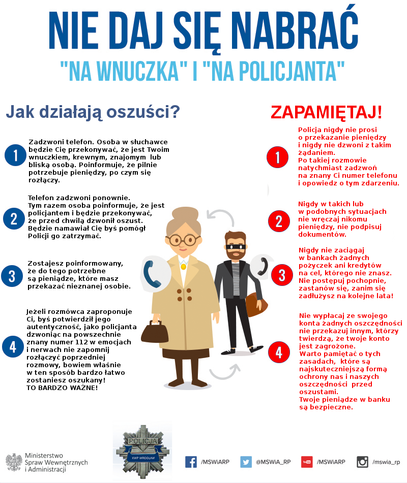 Plakat oszustwo