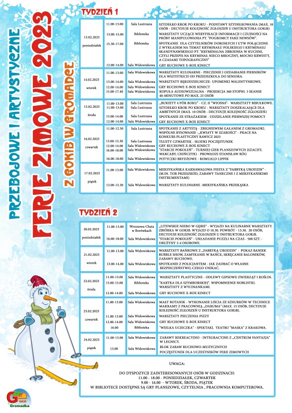 ferie zimowe