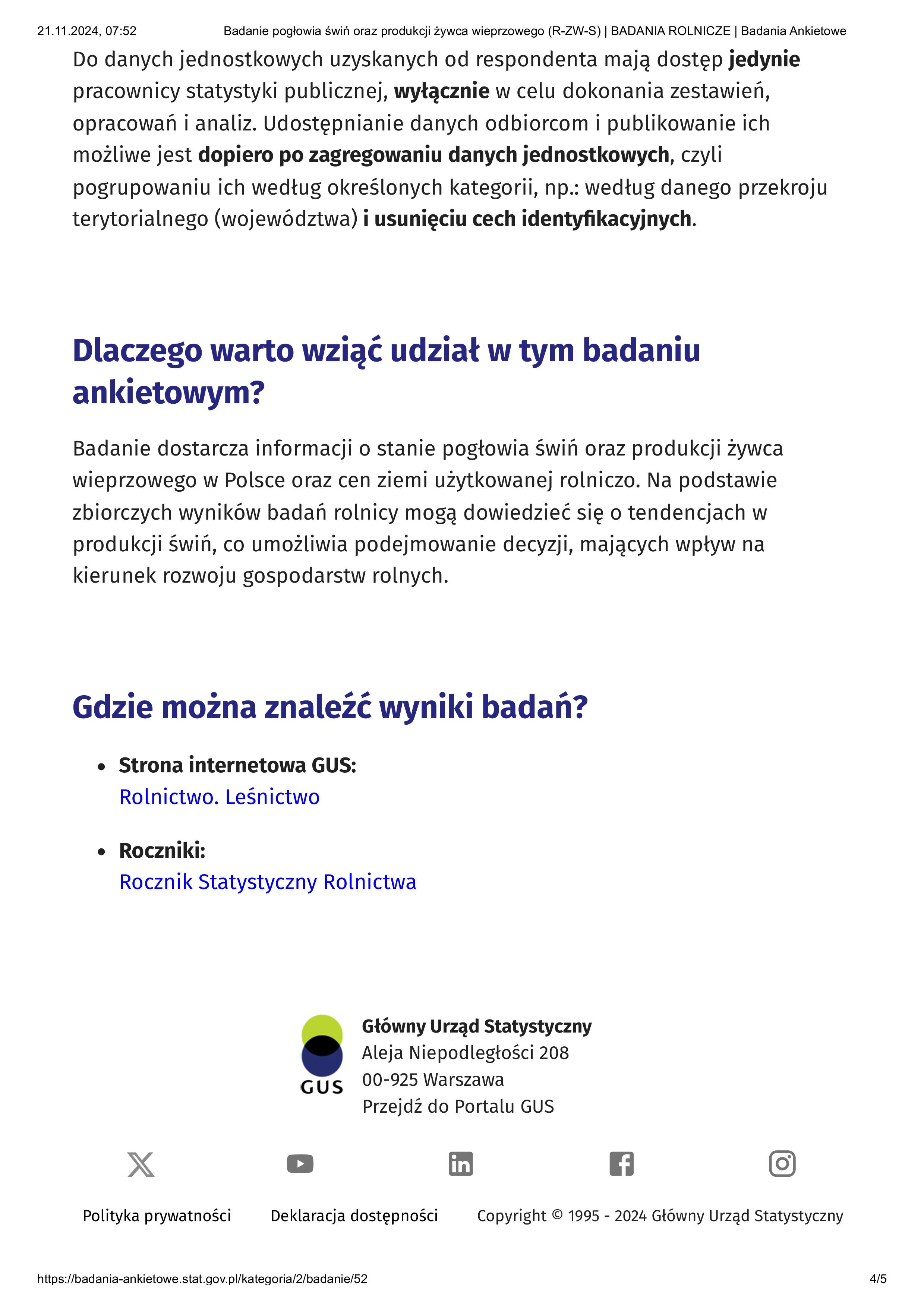 Badanie pogéowia Ťwiä oraz produkcji ywca wieprzowego R-ZW-S   BADANIA ROLNICZE   Badania Ankietowe-obrazy-3