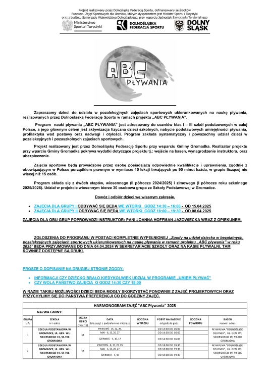 Informacja o programie 1