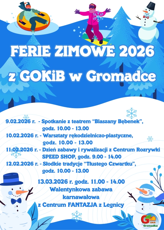ferie zimowe 2026