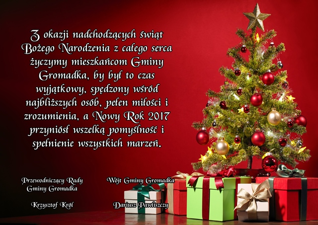 kartka boże narodzenie 2016 gmina